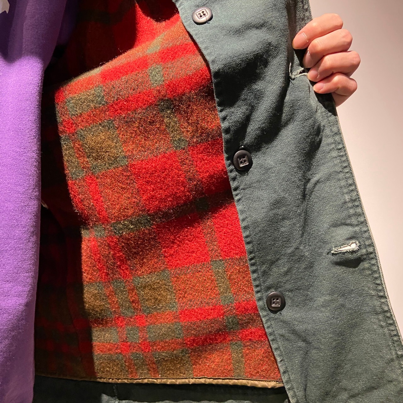 80年代 L.L.Bean エルエルビーン ダック地 ハンティングジャケット 