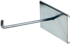 【数量限り】TRUSCO(トラスコ) パネルコンテナラック用工具フック 1本爪ロング PF-1L