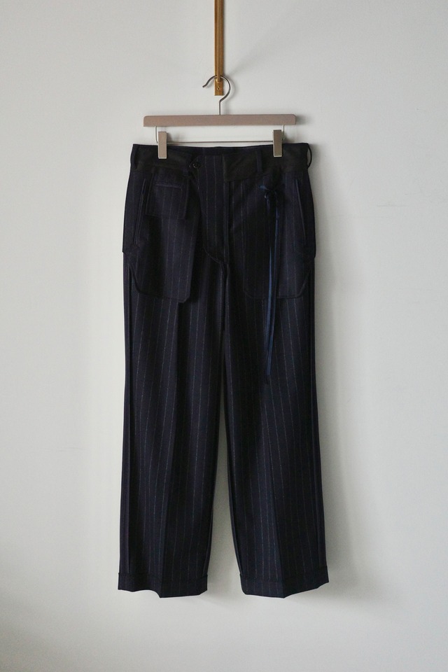 Midorikawa 【INSIDE SLACKS  -NAVY STRIPE-】