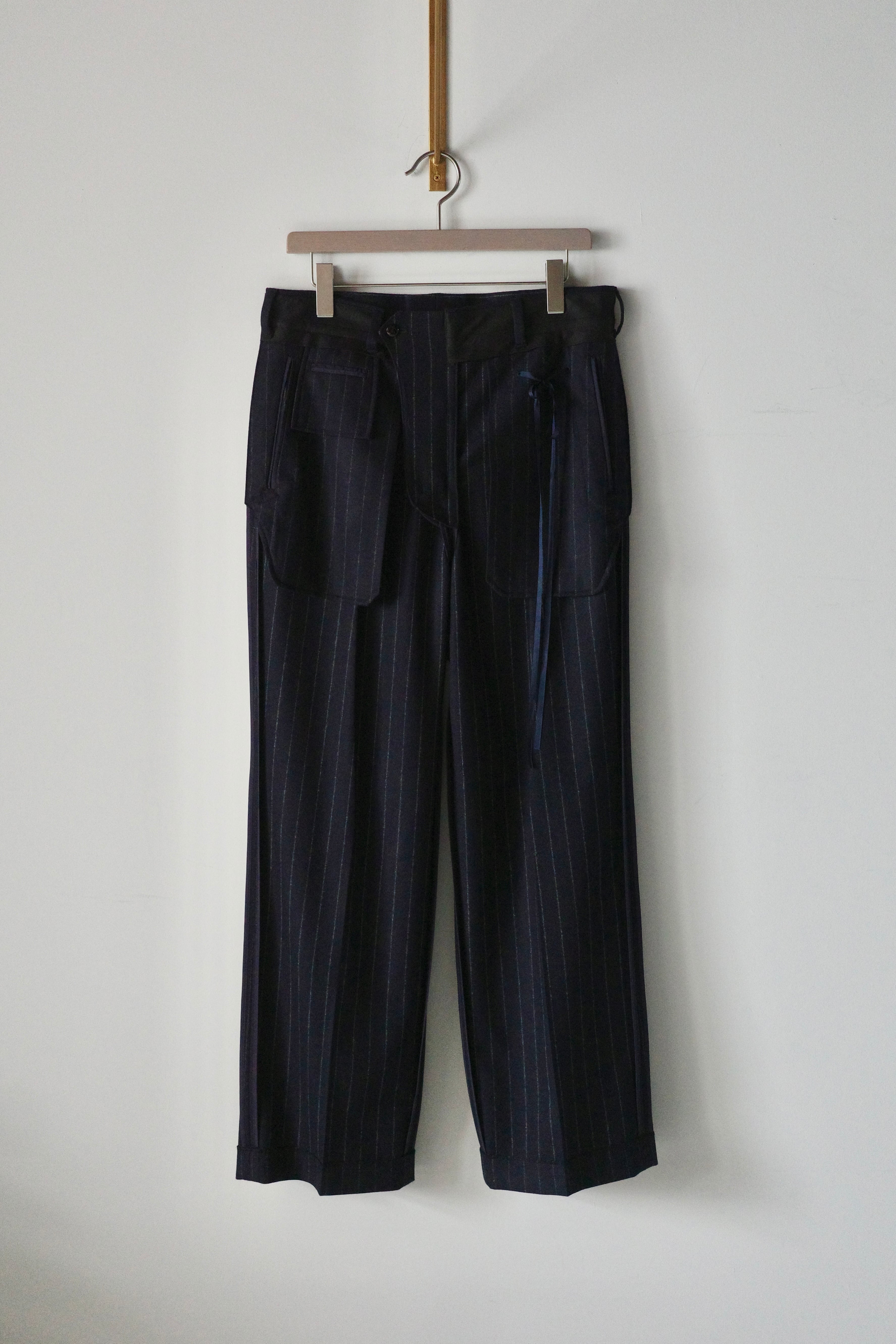 Midorikawa 【INSIDE SLACKS -NAVY STRIPE-】