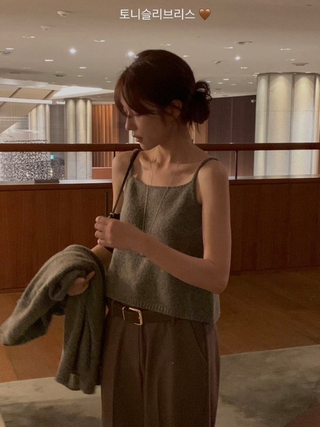 (予約) miel / Toni sleeveless knit 4color