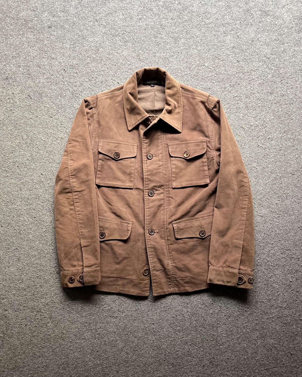【MARC JACOBS】moleskin 4-pocket safari jacket