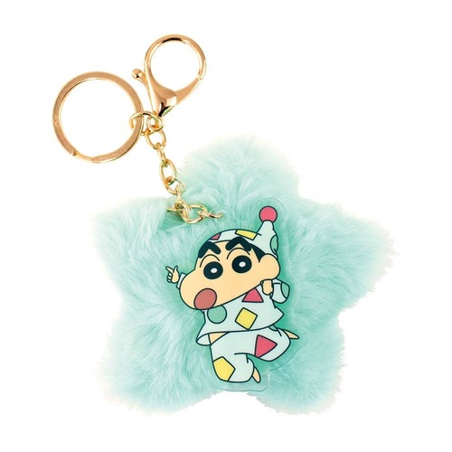 クレヨンしんちゃん　星型ファーキーリング　グリーン