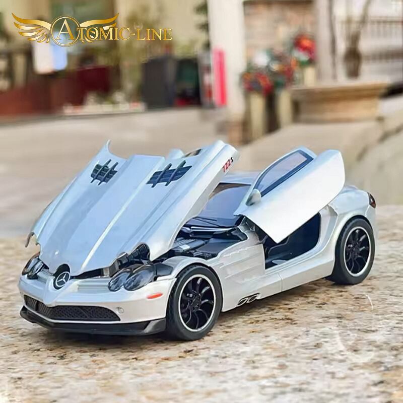 メルセデス SLR McLaren 1/32 ミニカー 全3色 ライト点灯 エンジン