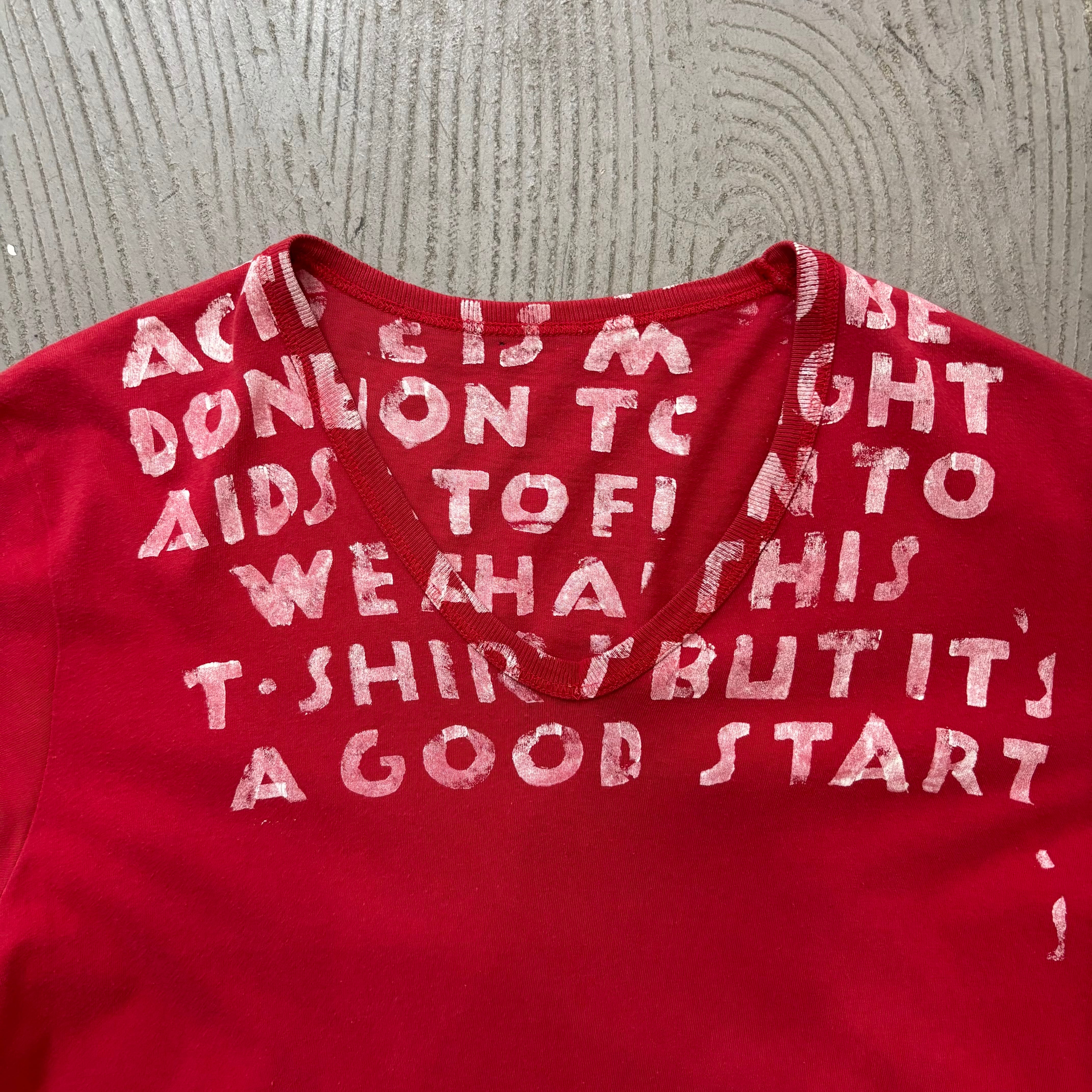 「Maison Martin Margiela」AIDS Tシャツ Martin Margiela(マルタンマルジェラ) / AIDS Tee/エイズTシャツ