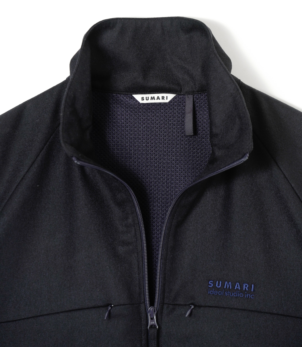 WOOL FLANNEL WINDBREAKER JACKET (NAVY) - 5