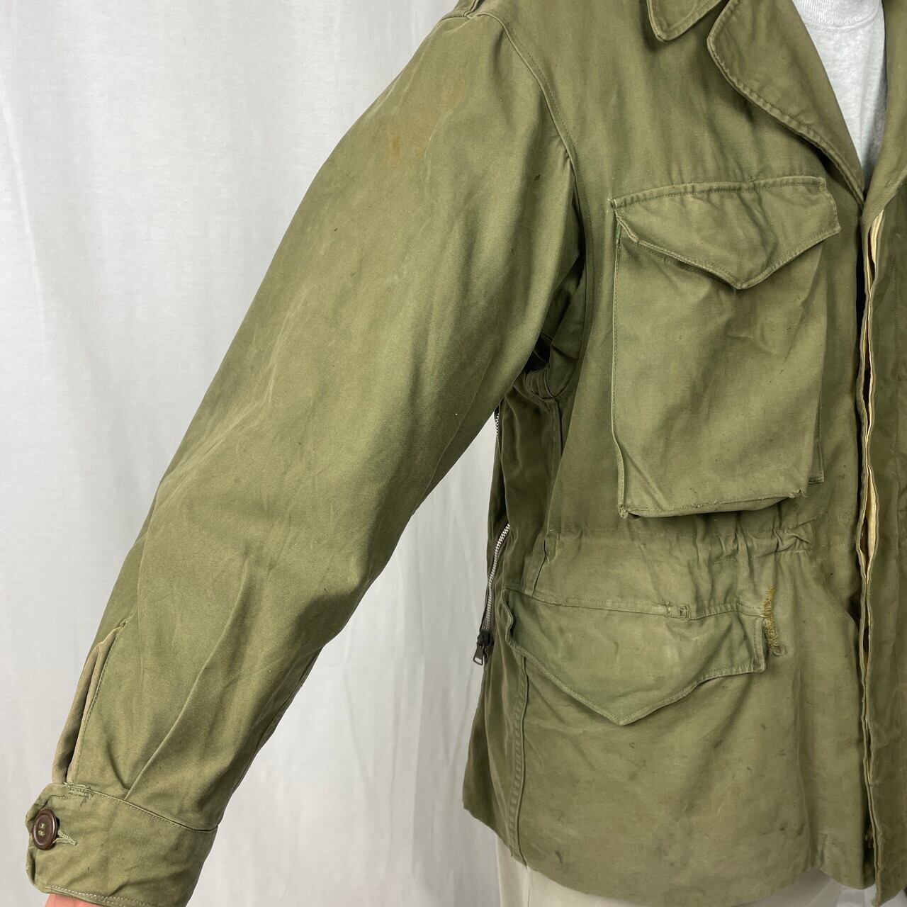 40年代 U.S.ARMY 米軍実品 M-43 ミリタリー フィールドジャケット 38S