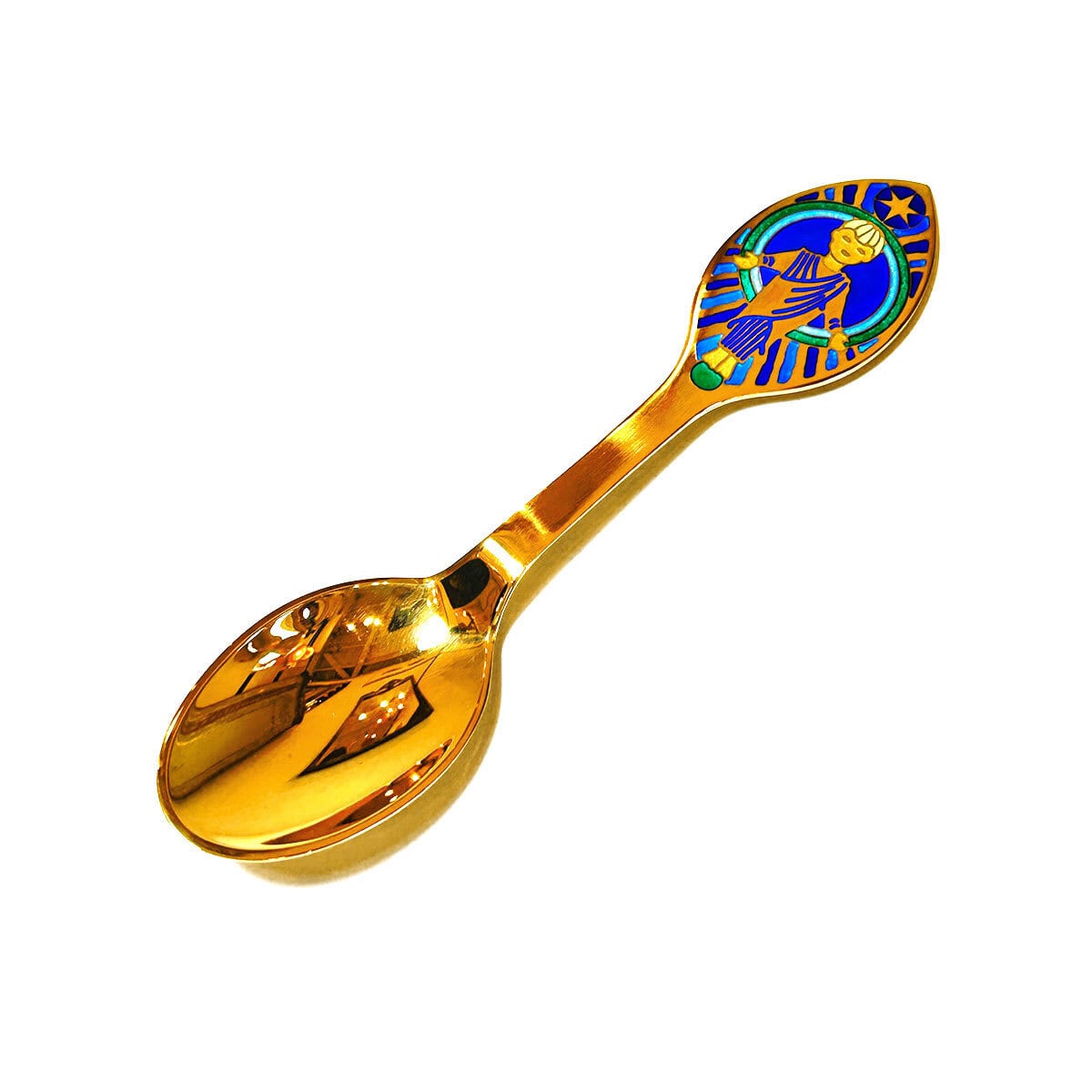 1984s Anton Michelsen Danish Christmas Spoon – Gold Plated Silver