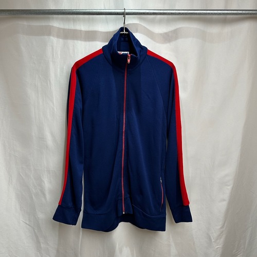80s USA　アクリル　トラックジャケット　ジャージ　XL