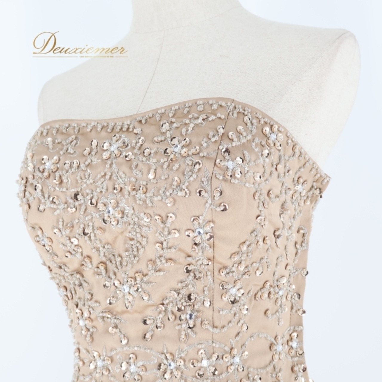 パーティドレス fine feathers ファインフェザーズ ワンピース ドレス 演奏会 発表会 カラードレス 結婚式 披露宴 前撮り 撮影 ブラウン系 ベージュ系 ゴールド系 高級感 光沢感 おしゃれ ドレスアップ フォーマルスタイル シンプルエレガンス レディース 結婚式二次会 上品 撮影会 華やか 結婚式用 フォーマルドレス