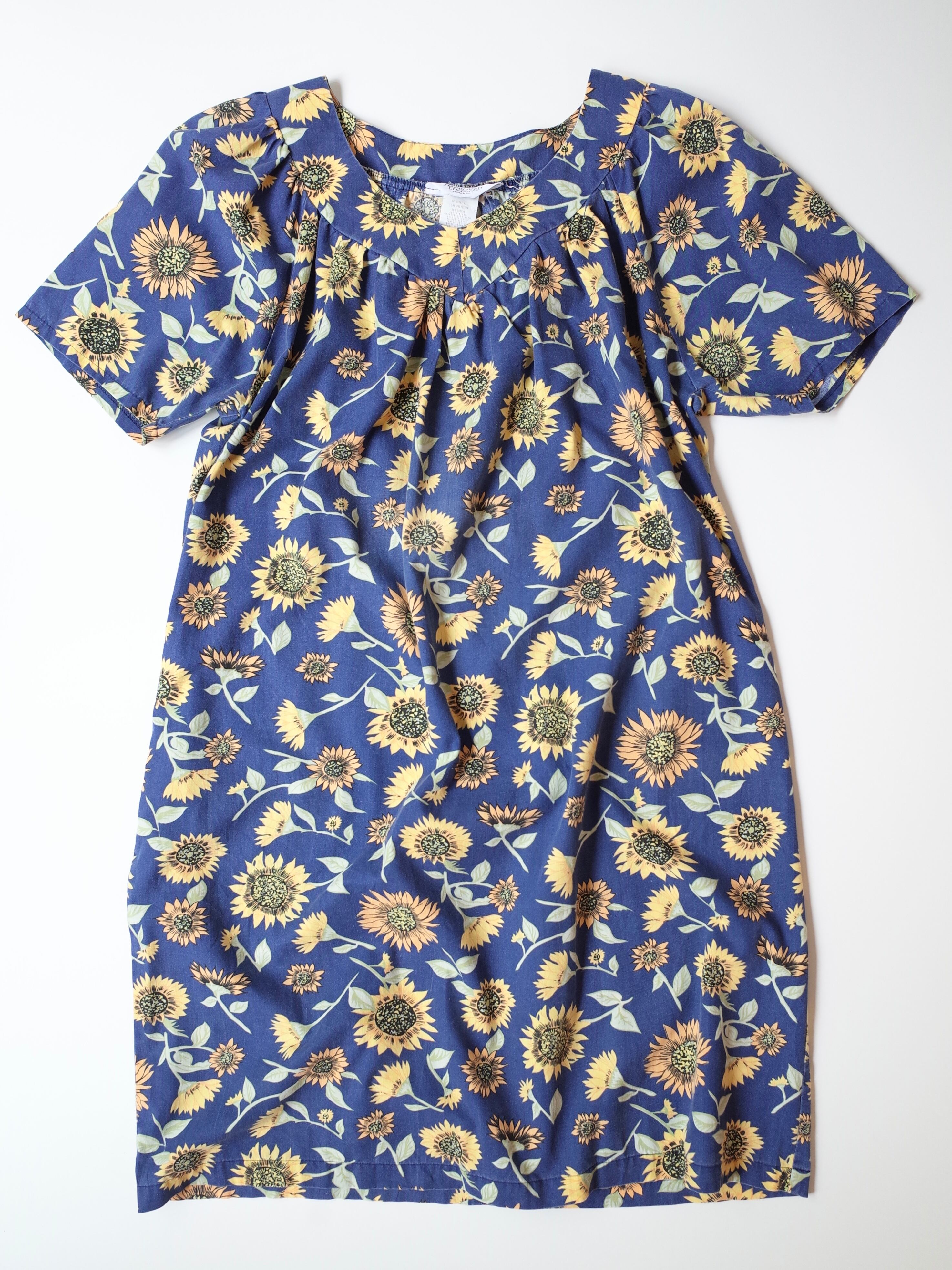 USA sunflower pattern dress
