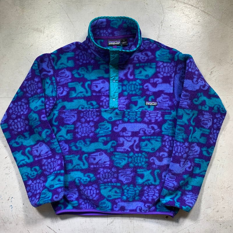 90's patagonia パタゴニア スナップT フリースプルオーバー 25200 F2