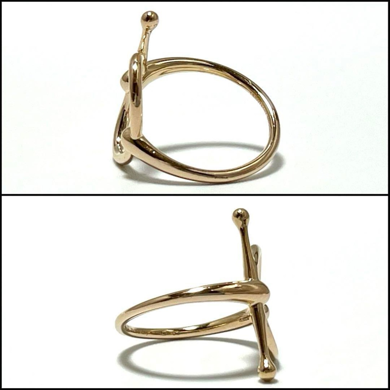 13号・超美品】エルメス HERMES レディース エシャペ リング 指輪  