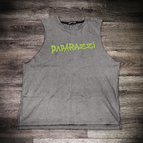 Handwriting print No Sleeve T-shirt