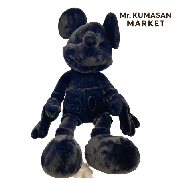 ミッキーのぬいぐるみ ブラック