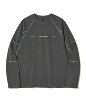 CONTRAST WONDER LONG SLEEVE T-SHIRT_CHARCOAL