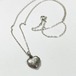 Vintage 925 Silver Small Heart Locket Pendant Necklace
