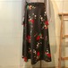 レトロ ロング巻きスカート