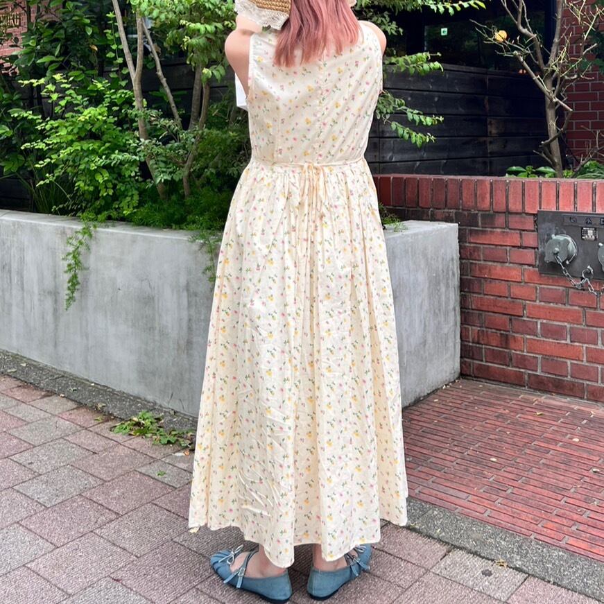 フラワーロングワンピース_LN02171