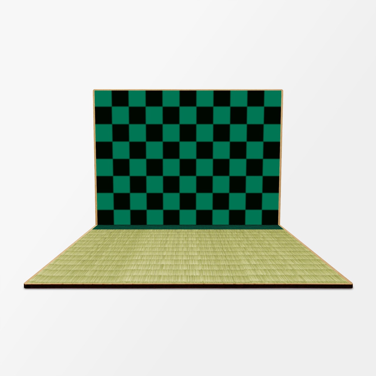 市松模様(グリーン)