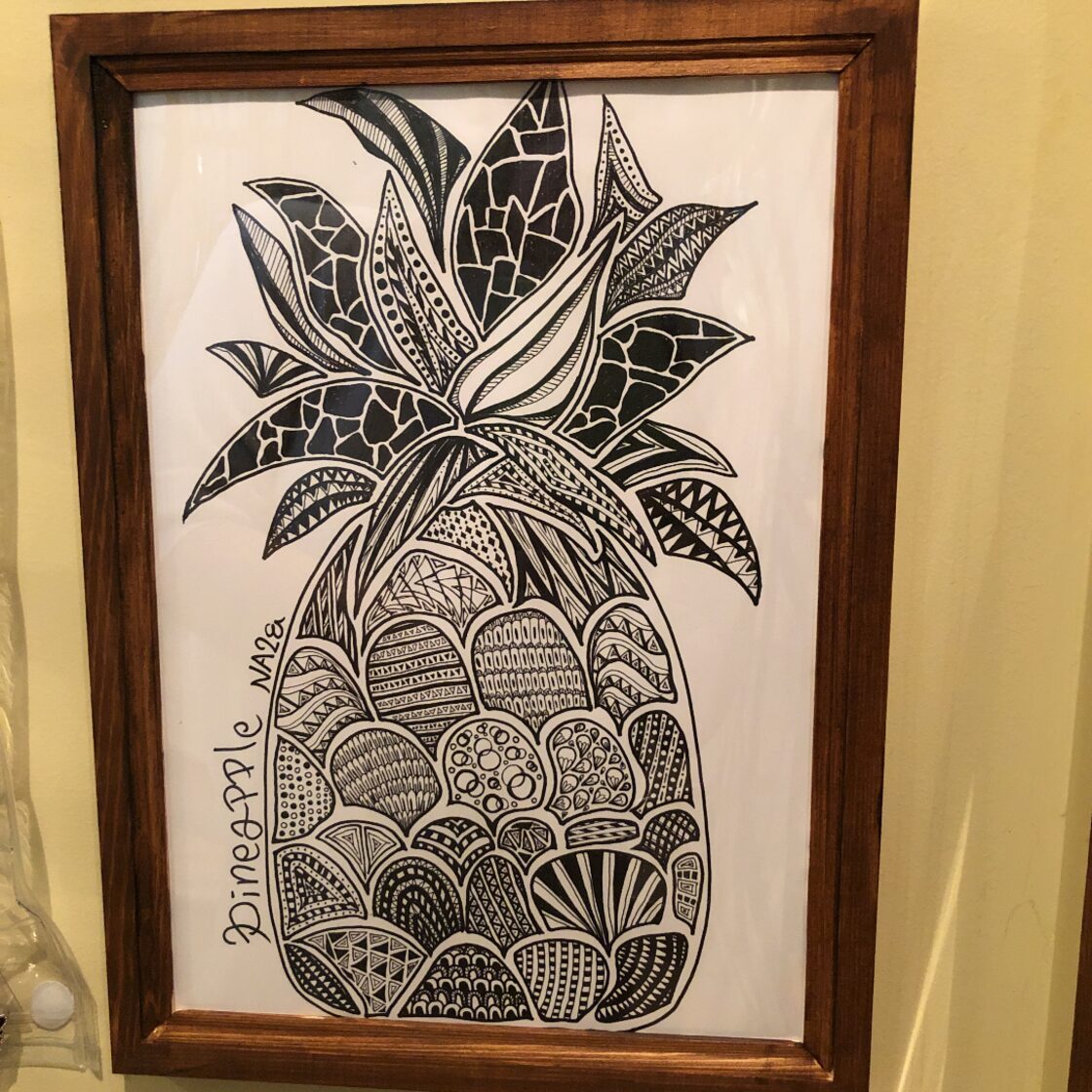 pineapple アートボード（ポスター） NA2& original design art board