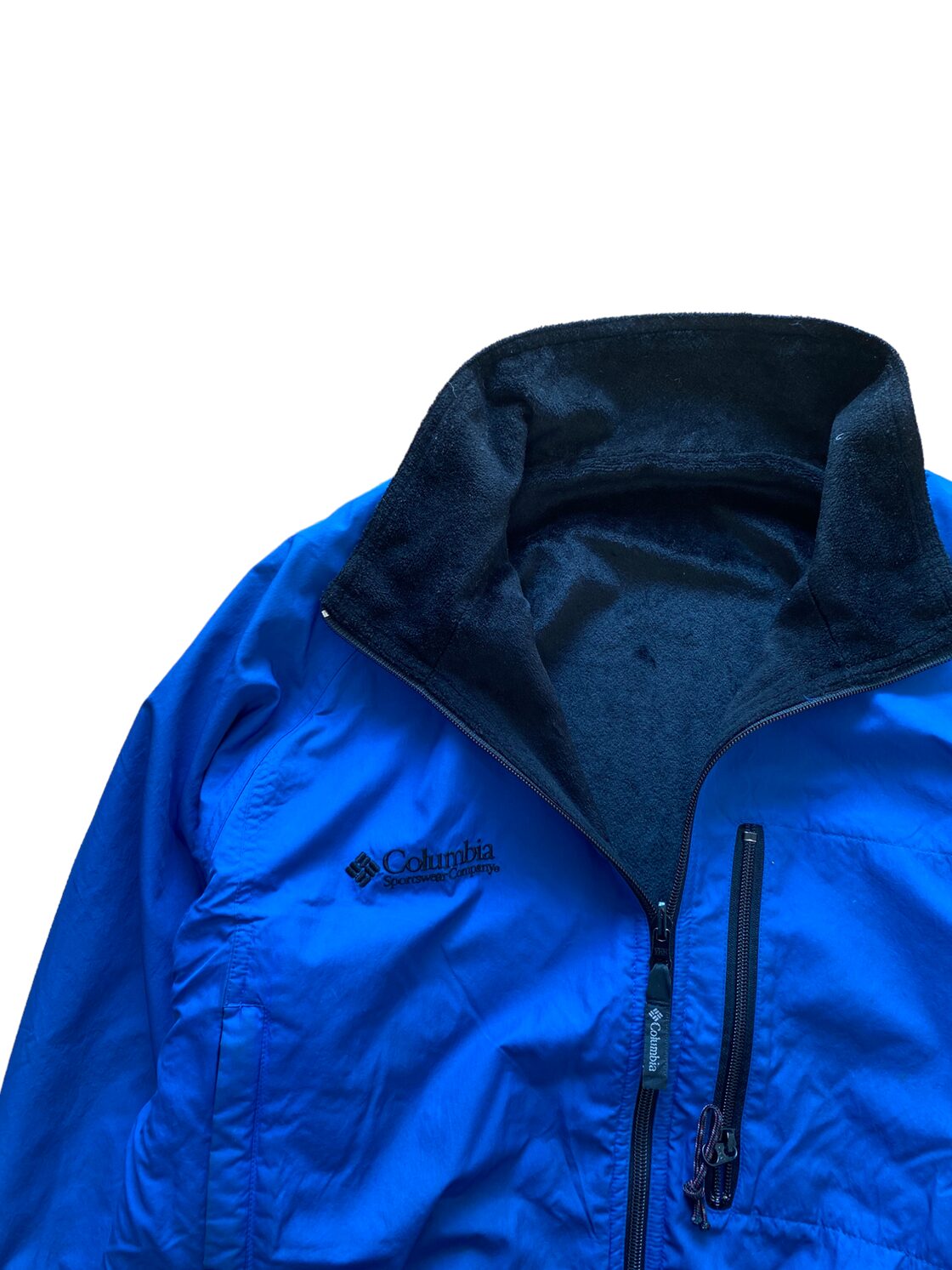 Columbia 90s reversible zip up jacket | PAY ID