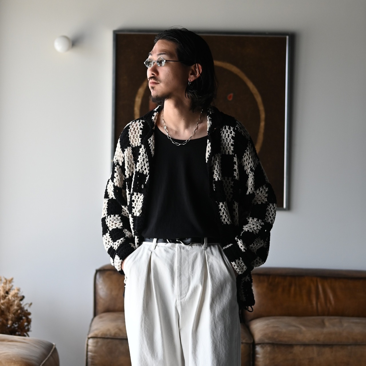 OLD JOE(オールドジョー)HAND CROCHET HAVANA SHIRTS (Long-sleeve)