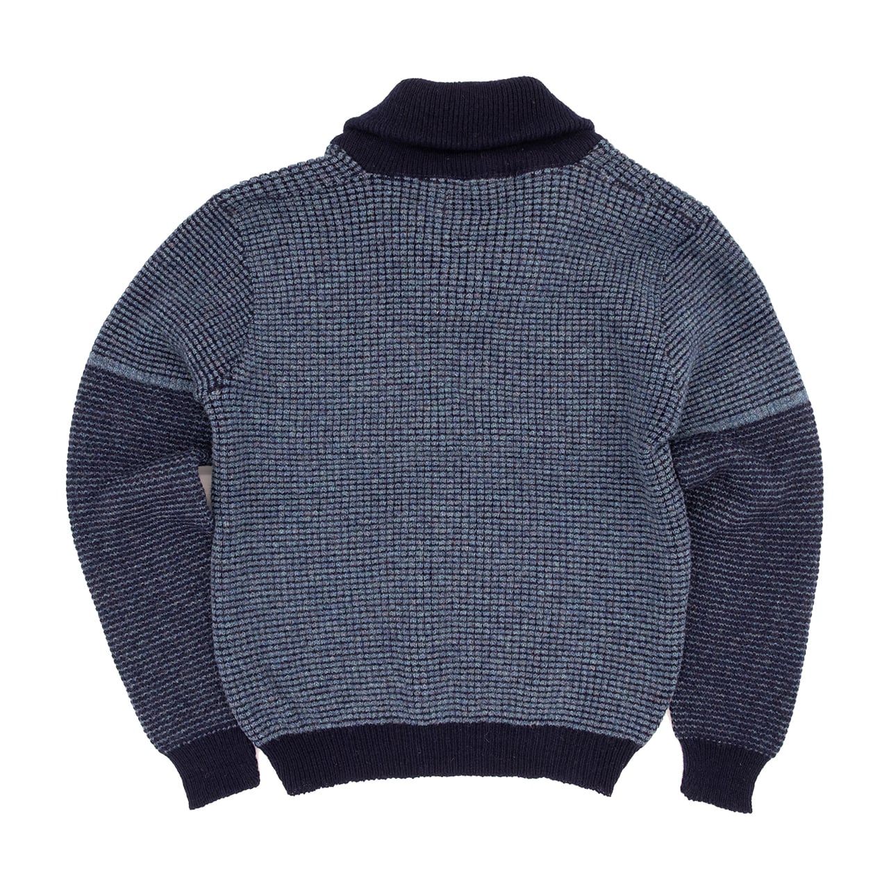 EddieBauerショールカラーニットUSA製ウールセーター紺杢ヴィンテージ EddieBauerショールカラーニットUSA製ウールセーター紺杢ヴィンテージ