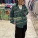 used 3D knit cardigan SIZE:3