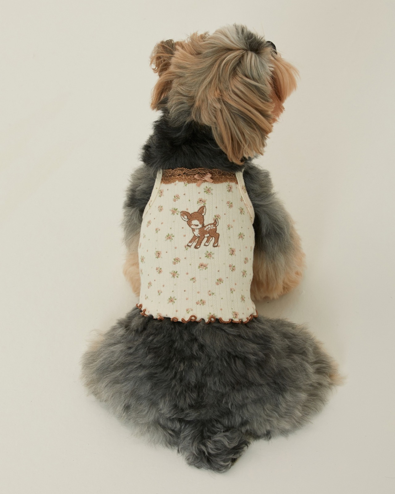 【予約】[ thesallyslaw ] Chloe top ｜Milk Floral - 1