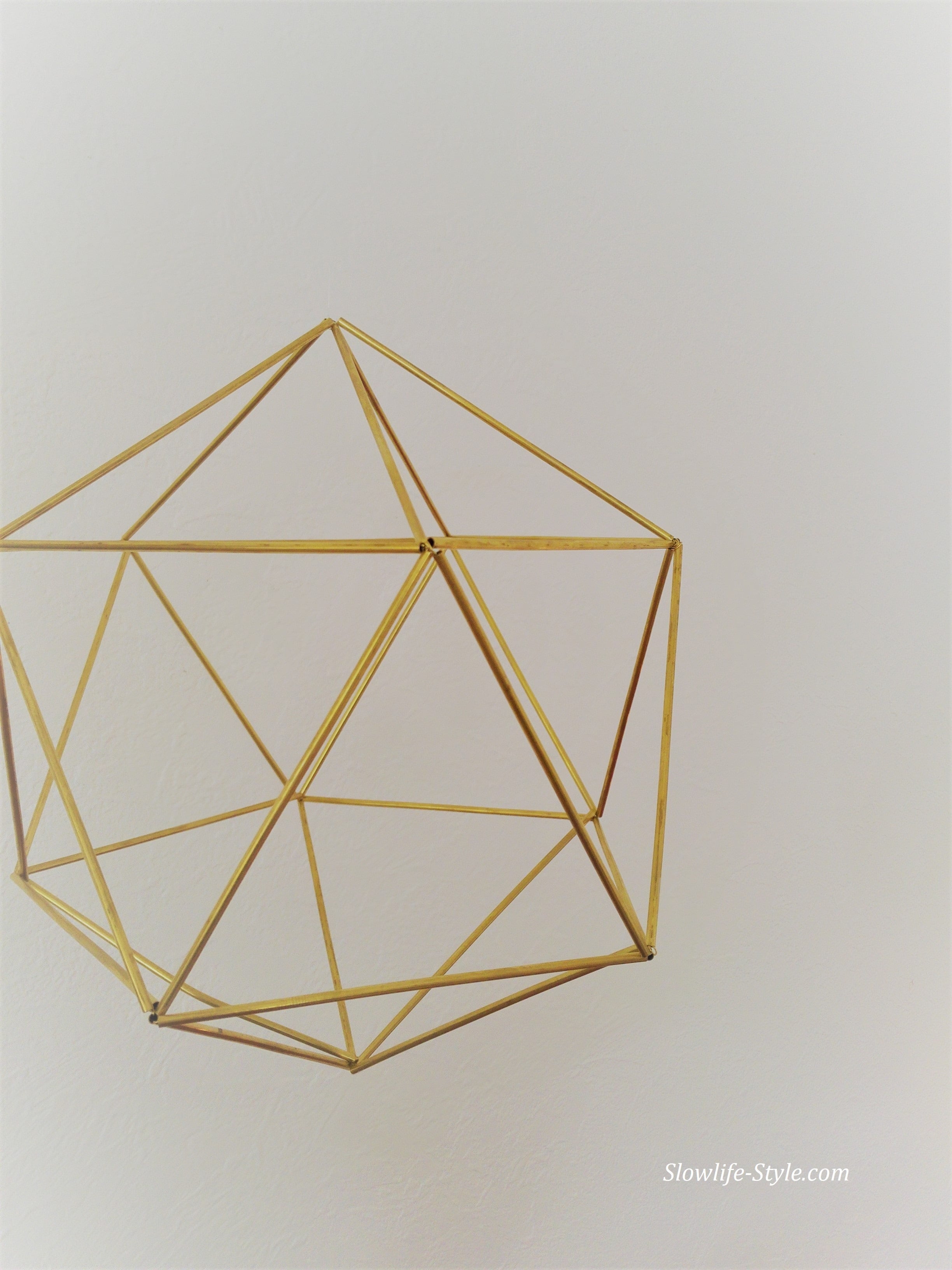 真鍮製のヒンメリ オーナメント「Ball Lサイズ」 | Brass Himmeli
