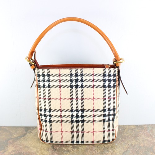 .BURBERRY CHECK PATTERNED SEMI SHOULDER BAG/バーバリーチェック柄セミショルダーバッグ2000000060576