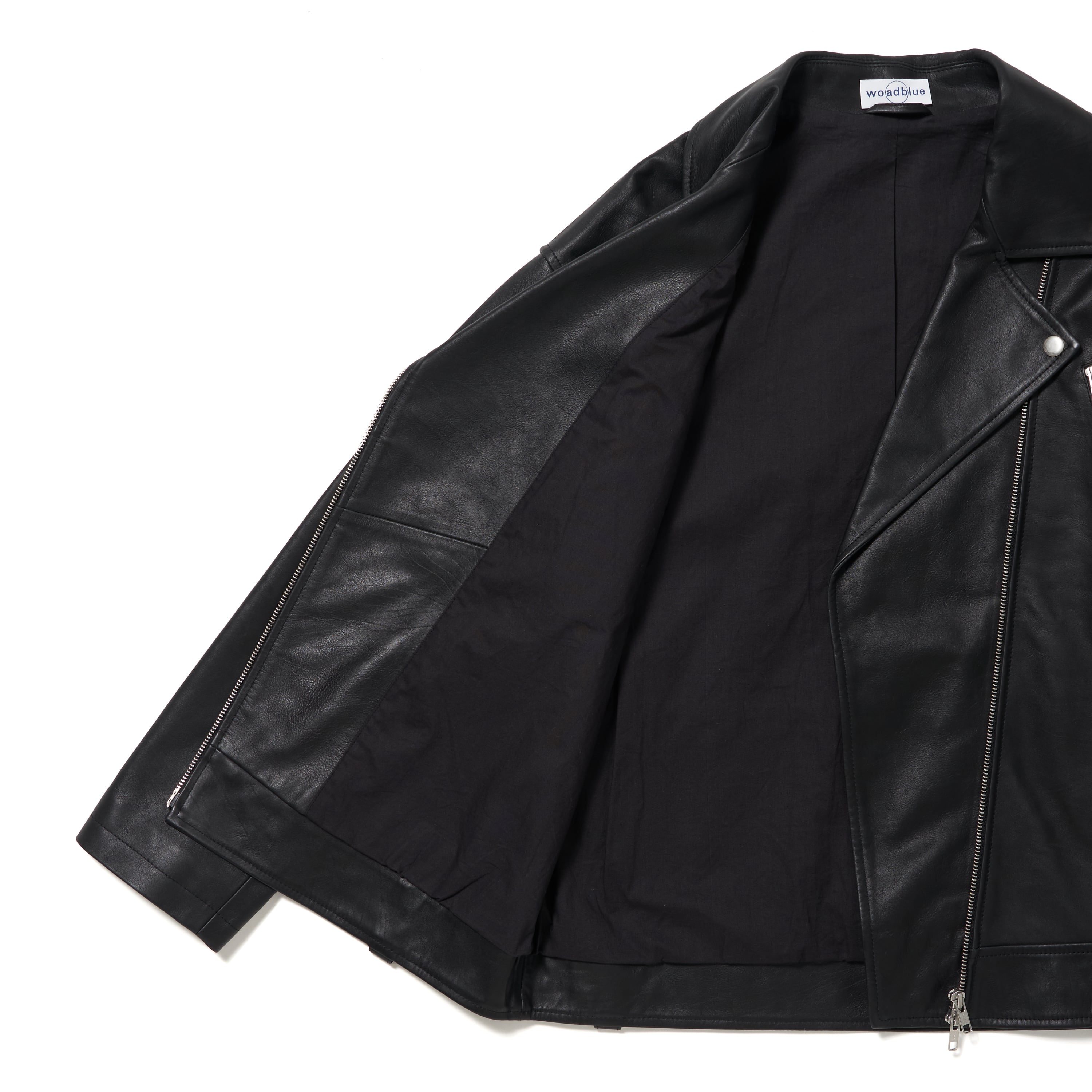 BIG LEATHER RIDERS JACKET / ビッグ レザー ライダース ジャケット | woadblue web store  powered by BASE