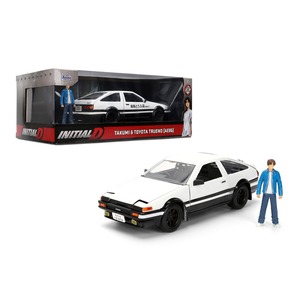 【6月下旬入荷予定】⚫️ジャダトイズ ハリウッド・ライド 1/24 頭文字D 1986 トヨタ トレノ AE86 ダイキャスト ミニカー 未開封 ♦︎１号店商品