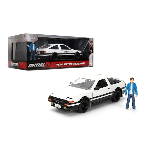 【6月下旬入荷予定】⚫️ジャダトイズ ハリウッド・ライド 1/24 頭文字D 1986 トヨタ トレノ AE86 ダイキャスト ミニカー 未開封 ♦︎1号店商品