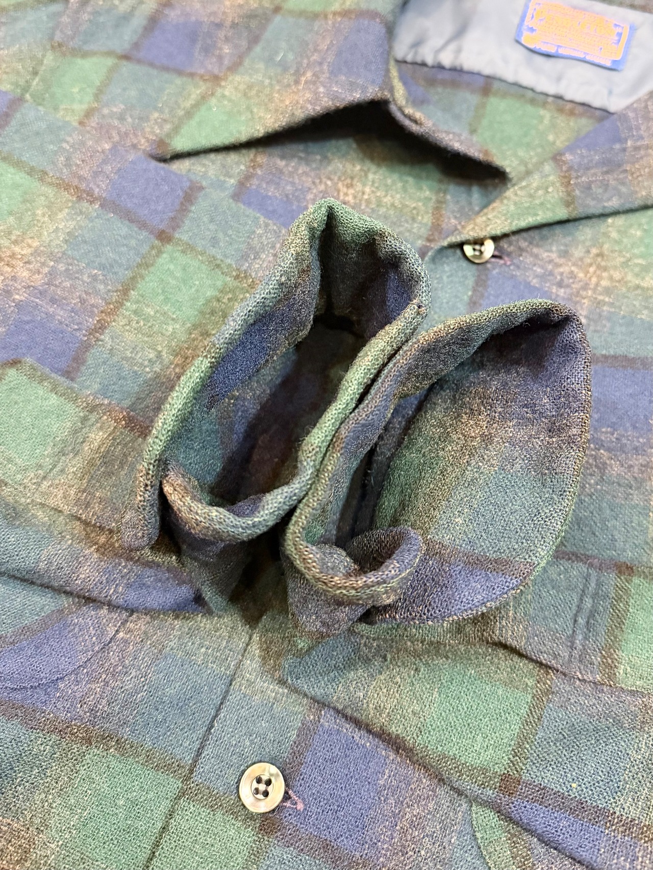 60〜70s PENDLETON WOOL SHIRT Size M