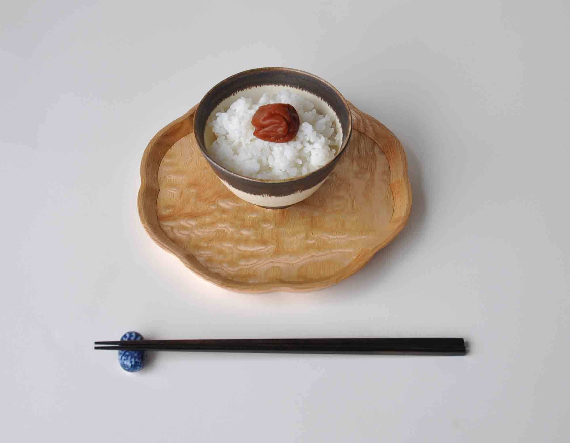 華トレー タモ玉杢×タモ | 市川木工SHOP