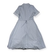 Brooks Brothers ブルックスブラザーズ タック ストライプ ロング ワンピース サイズ 8 /水色系/レディース