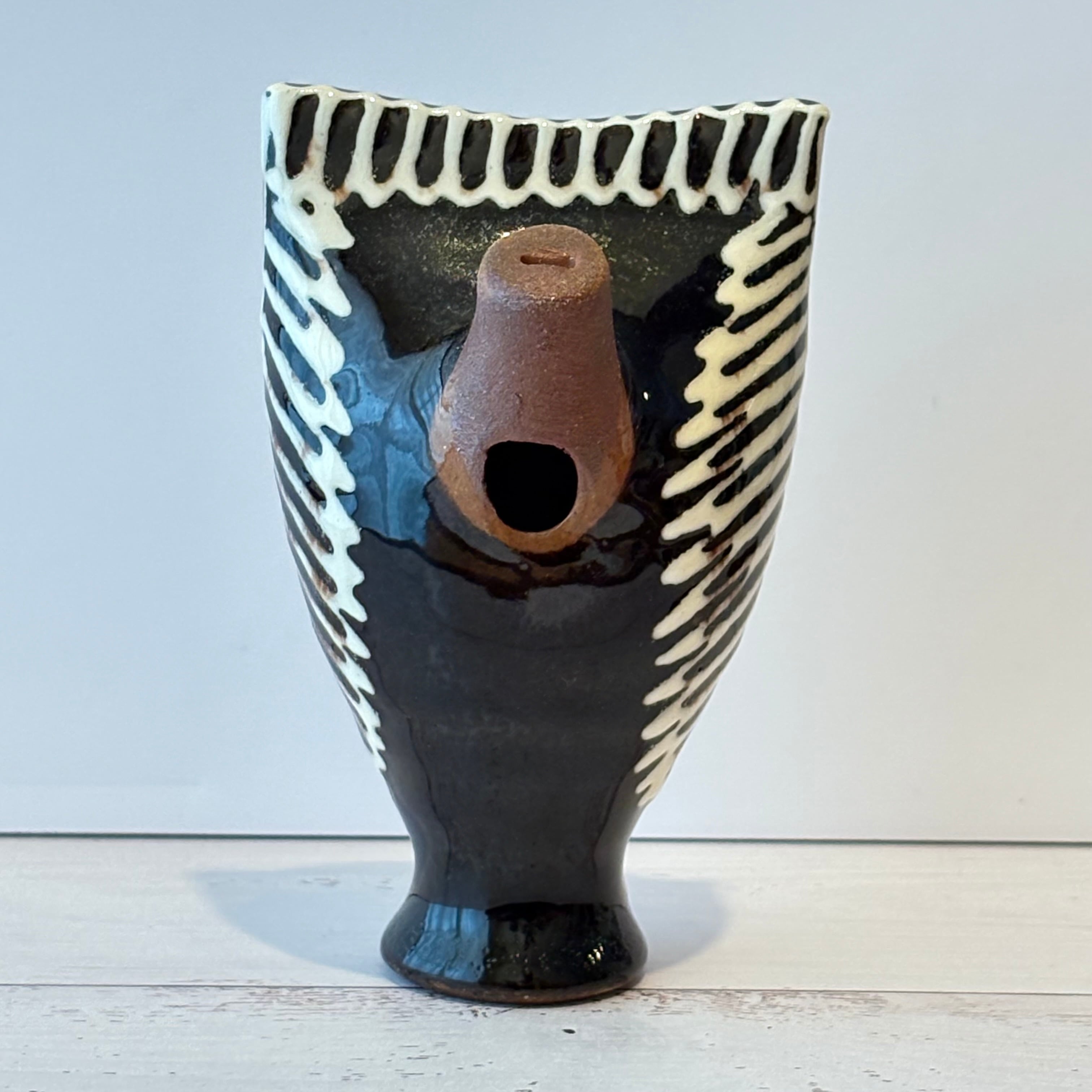 790 リトアニア 陶器の笛/フクロウ | attic