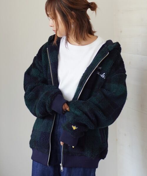 【Lサイズ】マークゴンザレス☆両面刺繍　フリースジャケット　最高デザイン　良品