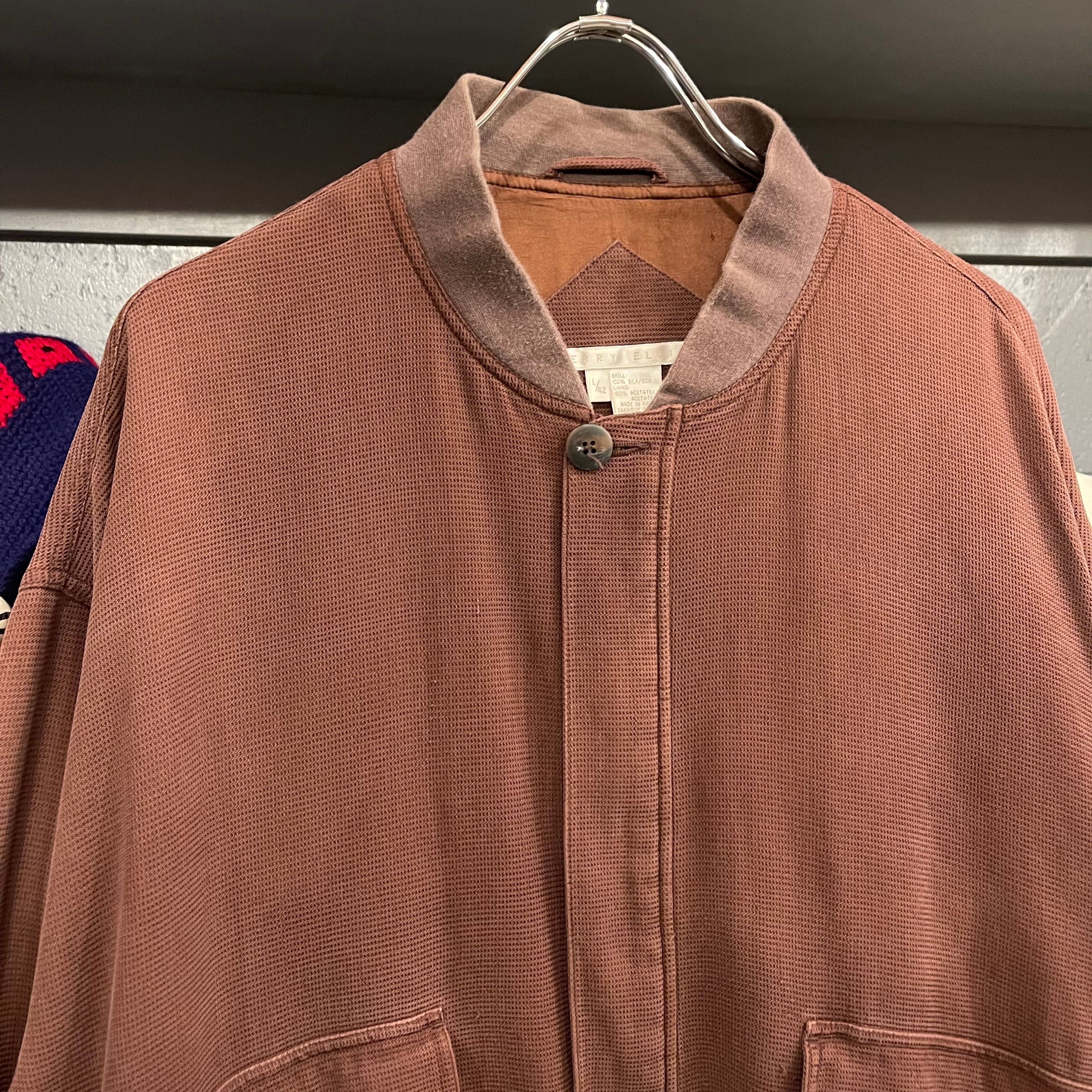 perry Ellis ペリーエリス　シルク100% ブルゾン　90s PERRY ELLIS Silk Blouson | VOSTOK