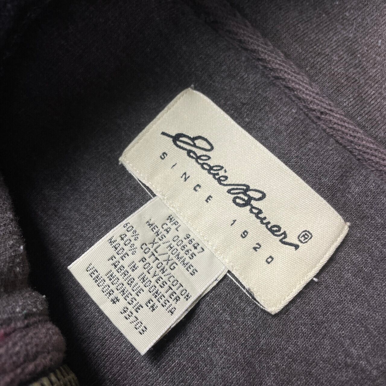 90~00年代 Eddie Bauer エディーバウアー ハーフジップスウェット