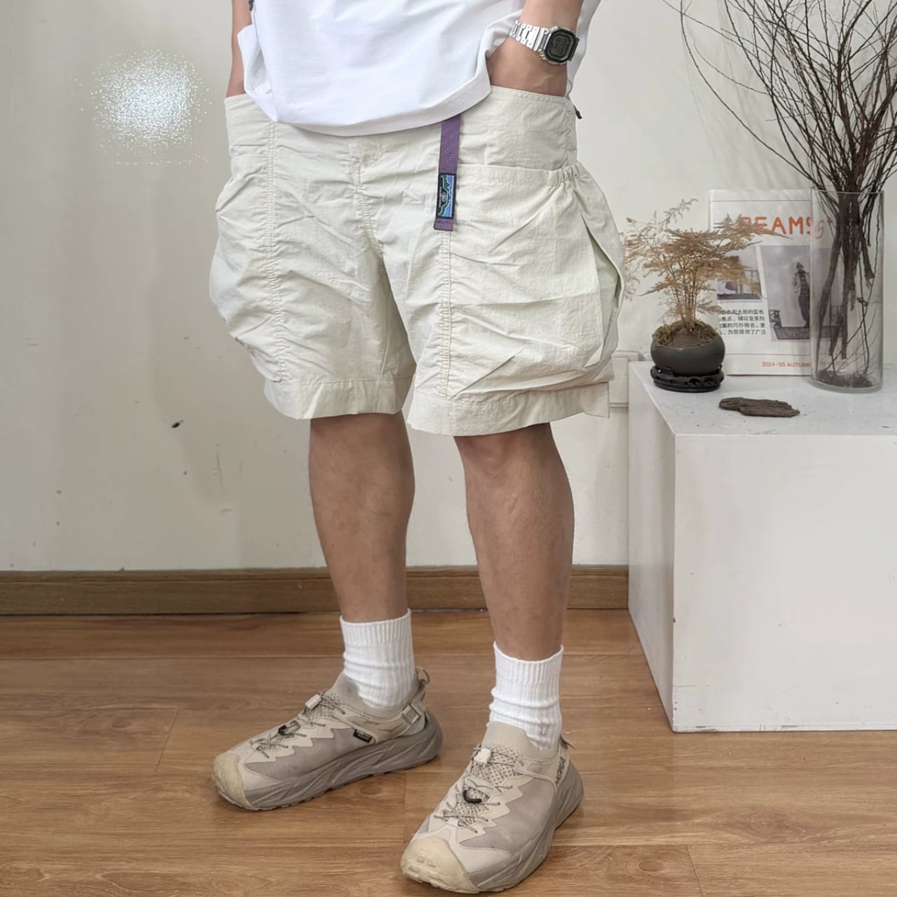 ベルトカーゴショートパンツvi1752