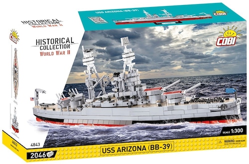 COBI #4843 戦艦 アリゾナ (1/300) (USS Arizona BB-39)