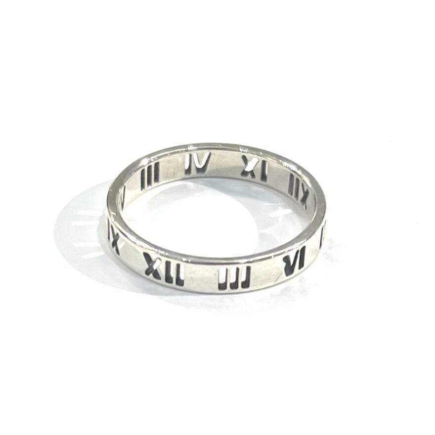 TIFFANY&CO】【19号】2577 オープンアトラスリング 指輪 シルバー925