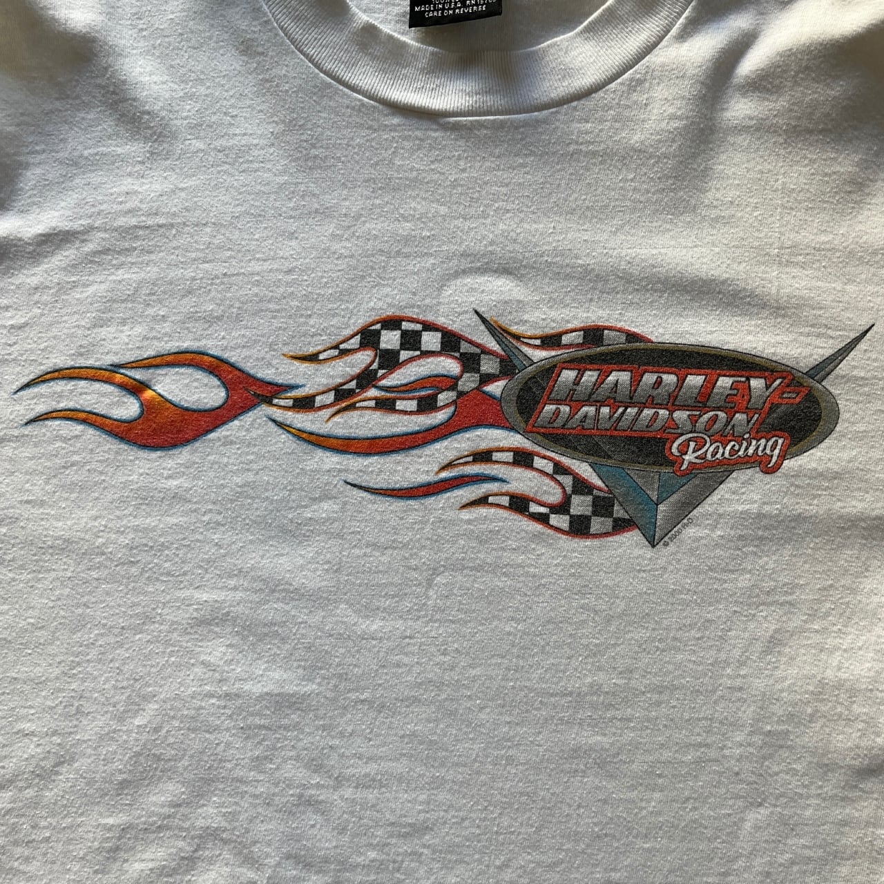 Harley Davidson 2000 Checker Flame L/S Tee | Vintage High Line