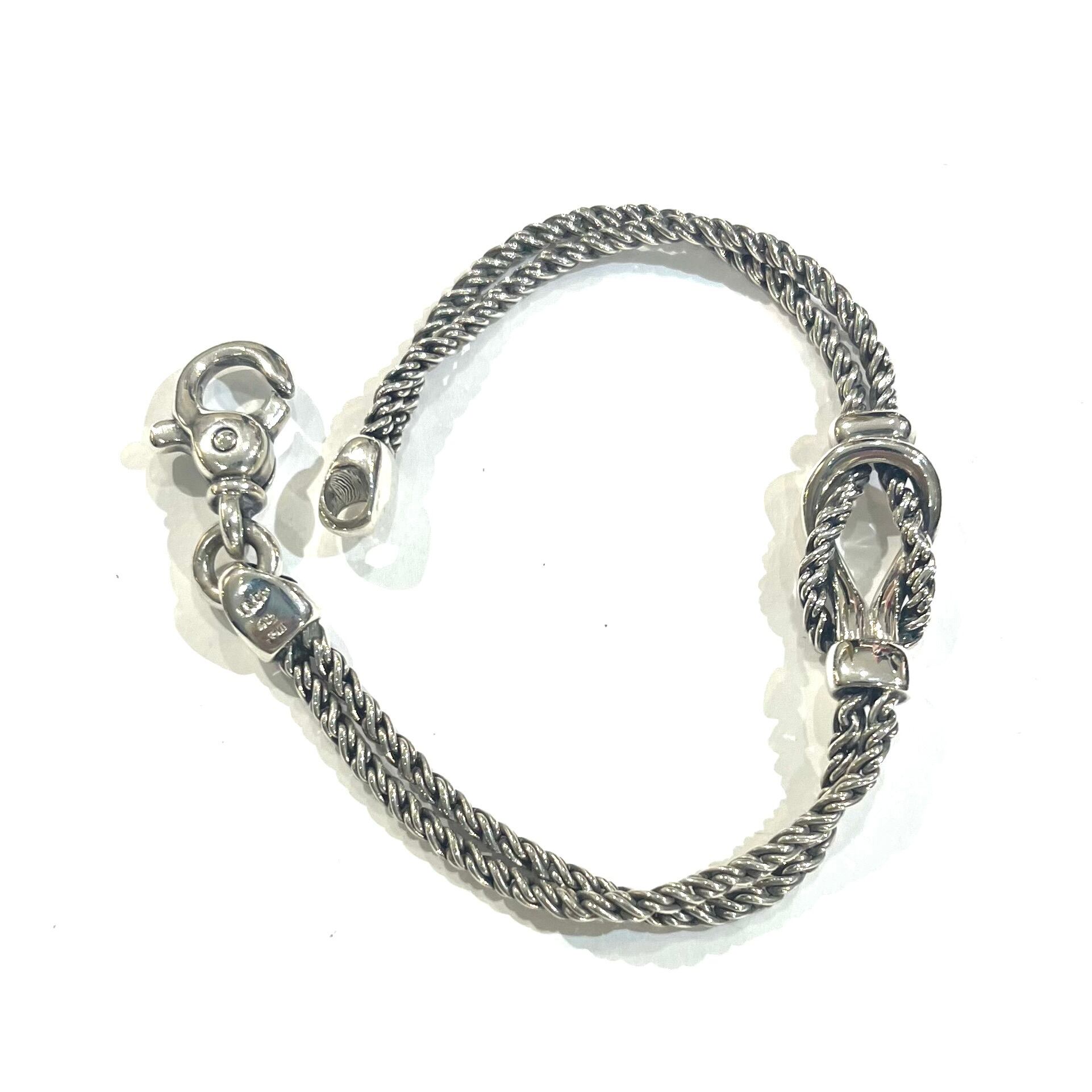 希少【TIFFANY&CO.】 2200 ティファニー アンドコーダブルロープ