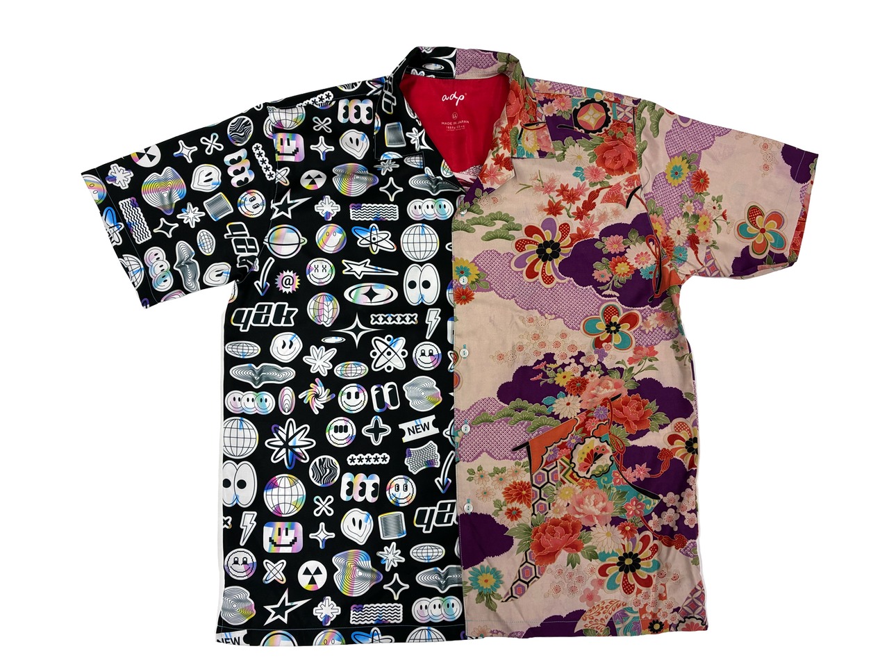 着物スタイルシャツ Lサイズ 702002B6 KIMONO 送料無料