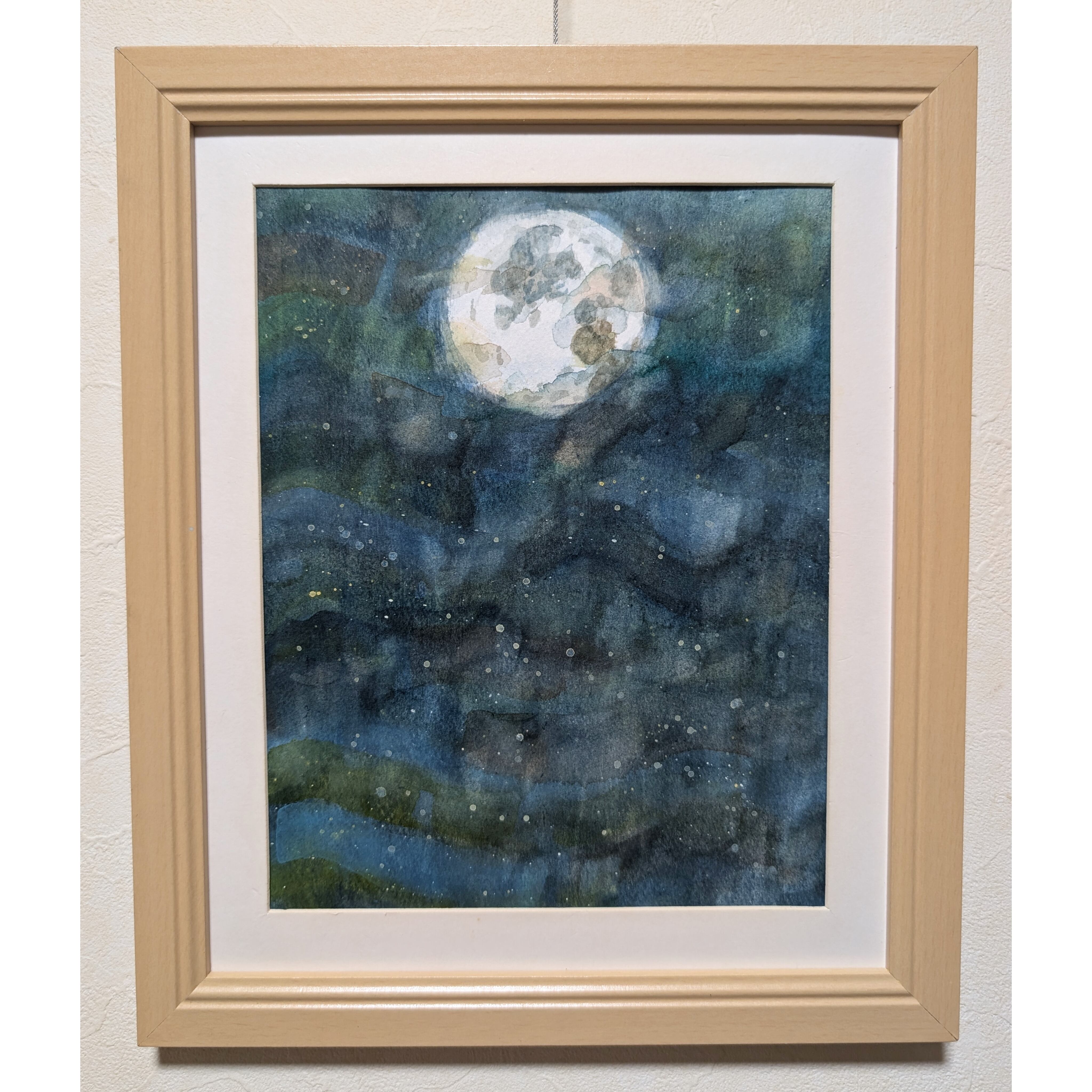 絵画　月 月の光 | ほのぼの笑顔