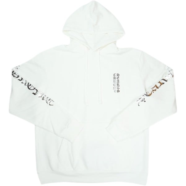 【新品未開封】クロムハーツ　WHITE FOIL HOODIE XL Size【L】 CHROME HEARTS クロム・ハーツ FOIL HOODIE WHITE